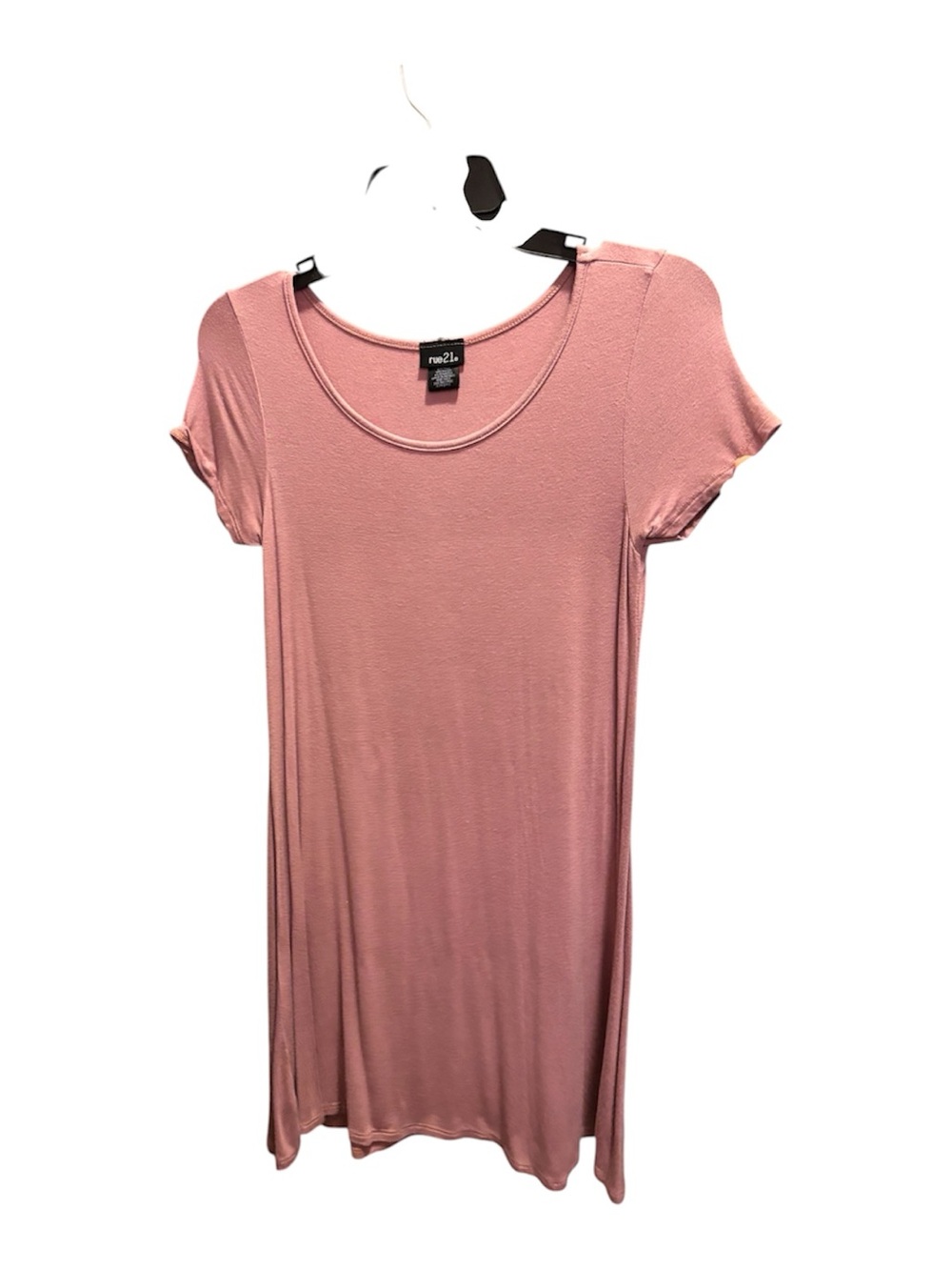 Rue21 Dusty Rose Scoop Neck Short Sleeve Tunic